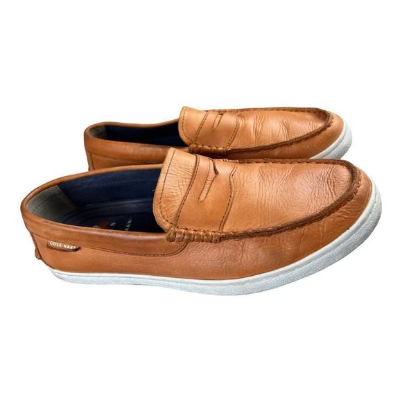 Cole Haan 8.5 Leather Penny Loafer Shoes - Picture 2 of 16